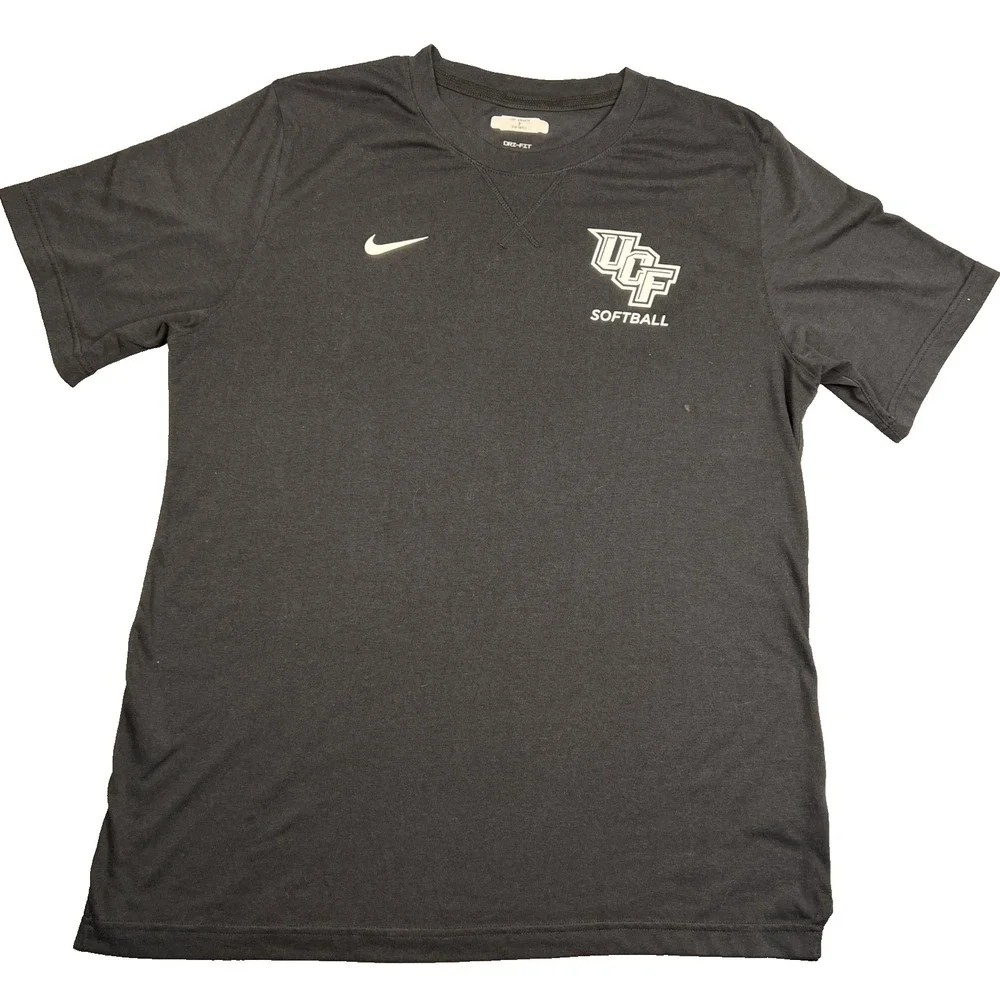 Nike Dri-Fit University of Central Florida UCF Softball T Shirt Adult Large Tee